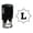 Black, variant on Printtoo Office Stationary Octagon Celtic Swirl Frame L Alphabet Monogram Self Inking Round Rubber Stamp