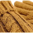 thumbnail image 2 of Beechfield - Guantes Melange de Punto Trenzado para Adultos Unisex (Semillas de Mostaza), 2 of 2