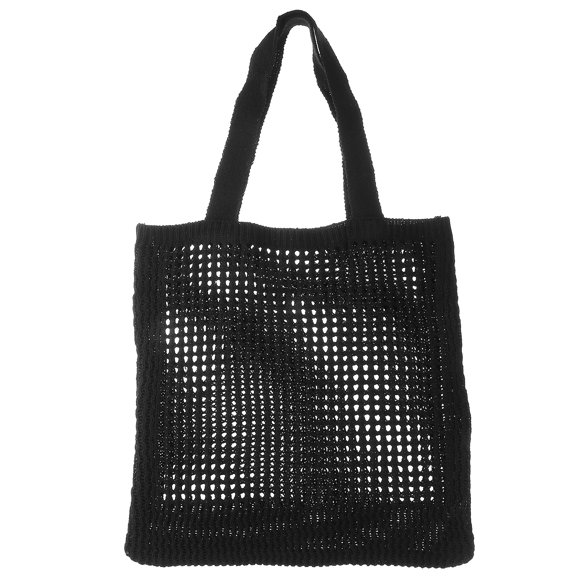 Hollow-out Design Girl Tote Bag Fashion Knitted Tote Bag Woman Storage Bag