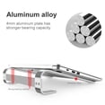 thumbnail image 6 of SeekLGT Aluminum Silver Laptop Stand for Desk, Ergonomic Notebook Holder, Adjustable Laptop Riser, Metal Laptop Desk Stand for Computers, Compatible with All Laptops, 1pc, 6 of 9