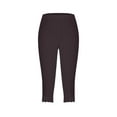 thumbnail image 5 of QUINDOS Womens Leggings Capri High Waist Athletic Compression Cropped Pants, 5 of 6