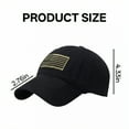 thumbnail image 6 of TELOLY Black Men's Baseball Cap - Breathable, Effective Sun Protection, 6 of 6