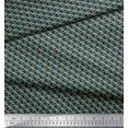 thumbnail image 2 of Soimoi Poly Georgette Fabric Herringbone Shirting Print Fabric by Yard 42 Inch Wide, 2 of 3