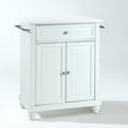 thumbnail image 3 of Crosley Cambridge Stone Top Portable Kitchen Island/Cart White/White, 3 of 10
