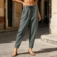 thumbnail image 5 of Sevevn Women’s High-Waisted Ankle-Length Tapered Pants Versatile Casual & Work Trousers with Side Pockets, 5 of 7