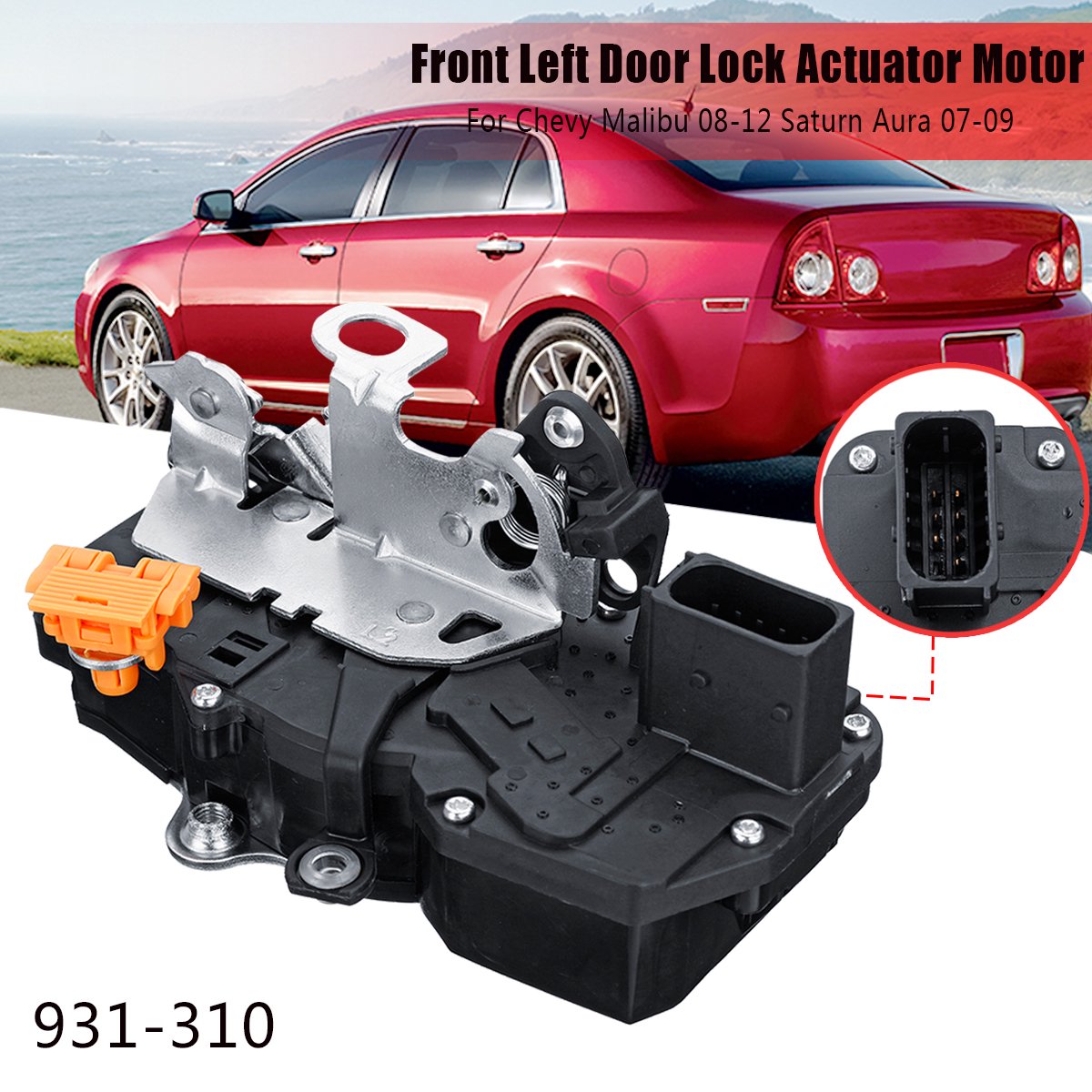 Door Lock Actuator Motor Front Left Side For Chevy Malibu Saturn Aura 931 310 Walmart Canada