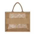 thumbnail image 2 of Paquete 20 piezas Bolsa de yute entretejido beige 42 x 33 x 16, 2 of 4