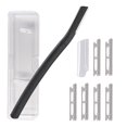 thumbnail image 1 of Recortador De Cejas 1 pieza de cortapelos para barba, maquinilla de afeitar Facial ergonómica, cuchillo de maquillaje para mujer, pelusa de melocotón para cara Likrtyny Cuidado Belleza, 1 of 8