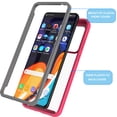 thumbnail image 5 of Samsung Galaxy S20 Ultra / S20 / S20+ / S20 Plus Slim Case, Tekcoo [Tduke] Shock Absorbing Full Body Sturdy Cover Grip Plastic Bumper Transparent Clear Phone Protective Hard Cases, 5 of 6