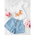 thumbnail image 3 of Cute Corgi Dog Walking T-Shirt Toddler -Image by Shutterstock,  3 Toddler, 3 of 4