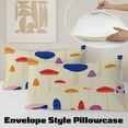 thumbnail image 7 of BlessLiving 3Pcs Mushroom Duvet Cover Set Queen Bed Set Beige Bedding Set, 7 of 7