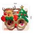 thumbnail image 5 of NIBOLOG Glasses Frame Eye-catching Exquisite Workmanship Plastic Decorative Realistic Xmas Eyeglasses Prop for Festival, 5 of 8