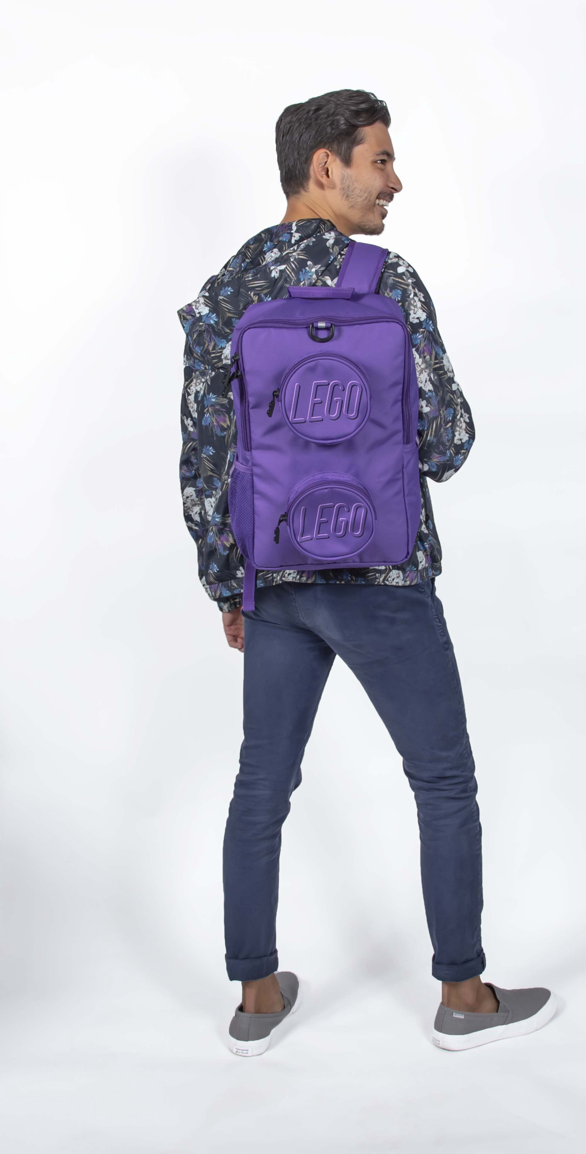 LEGO Unisex Brick Backpack Purple