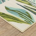 thumbnail image 3 of Oriental Weavers Fiji Washable Indoor/Outdoor Rug - FIJ08 - 3'6" x 5'6" - in Beige/ Multi - Tropical Style, Non-Slip, Stain Resitant, Ultra Low Pile, Patio, Outdoor Living Area Rug, 3 of 4