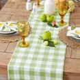 thumbnail image 4 of DII Heavyweight Check Fringe Table Runner, 4 of 4