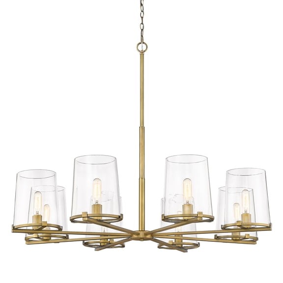 3032-8RB-Z-Lite-Callista - 8 Light Chandelier In Transitional Style-36 Inches Tall and 44 Inches Wide     -Traditional Installation