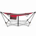 thumbnail image 2 of Kadyn Portable Hammock with Stand, Outdoor Double 2 Person Heavy Duty Hamacas con, Portable Folding Hammock with Hammock Stand-Red, 2 of 8