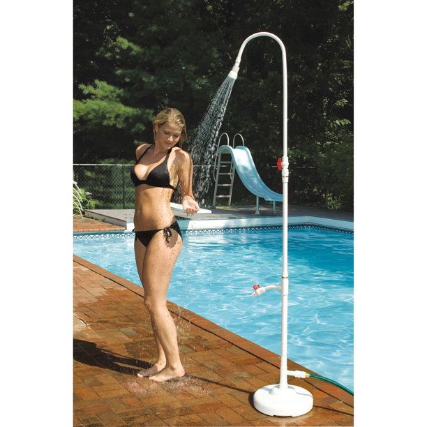 HYDROTOOLS by Swimline 7 Poolside Outdoor Shower w Adjustable