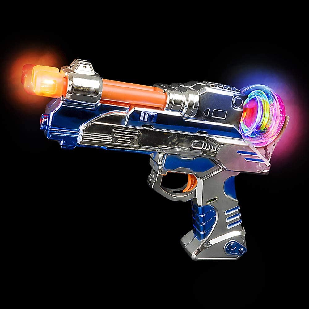 30 inch Light-Up Pixel Rifle Gun with Sound Kids Children Action Adventure Toys 