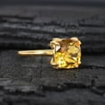 thumbnail image 2 of Ahansh Jewels Cushion Cut Citrine Women's Engagement Ring For Women's 925 Sterling Silver, 2 of 5