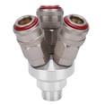 thumbnail image 2 of Pneumatic Component, Quick Connector, Coupler Pneumatic Tools For Grinders Pneumatic Screwdrivers Connecting Pneumatic Pipes, 2 of 8