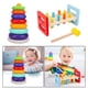 thumbnail image 1 of Torre de apilamiento Hugo multicolor juguetes de Banco, 1 of 10