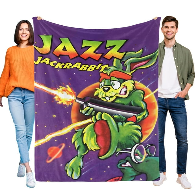 Rabbit Jack anti-pilling, suave, ligera, esponjosa y acogedora de lujo para hogar y cocina – Perfecta para niños y adultos,130X150cm