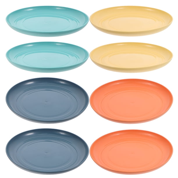 Plato de cena de 8 piezas, plato de fruta, plato de postre, plato de postre, plato de pastel de frutas secas para fiestas, plato de aperitivos, plato de pastel de frutas