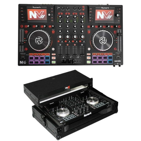 Numark NVII Intelligent Dual-Display 4-Ch USB Serato DJ Controller + Flight