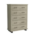 thumbnail image 4 of FESTIVO 38 inch Wide 5-Drawer Tall Dresser -Beige, 4 of 5