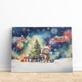 thumbnail image 3 of Merry Christmas and Happy New Year Santa Maine Coon Holiday Xmas Winter 2025 Horizontal Matte Canvas Poster Cat Lover Kitten Owner Gifts Wall Art Home Decor - 00024, 3 of 5