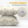 thumbnail image 3 of Fall Pumpkin Pillow Covers 18x18 inch Set of 2 Abstract Pumpkin Autumn Decorative Outdoor Throw Pillow Covers Famliy Decoration for Home Living Room Couch Sofa Bed, PCL-1, 3 of 6