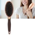 thumbnail image 3 of Hairbrush Comb Hair Styling Comb Massage Hairbrush Massage Hairbrush Comb Hairbrush Comb Anti-Slip Rubber Handle Hair Styling Modeling Massage Hairbrush Comb Gold, 3 of 8