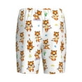 thumbnail image 4 of Rocae Tigers go in for Sports for Men's Soft Sleep Pajama Shorts, Waistband and Pockets, 4 of 9