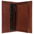 thumbnail image 2 of Genuine Leather Checkbook Cover Wallet Organizer with Credit Card Holder 253 CF, 2 of 5