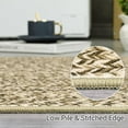thumbnail image 5 of CAROMIO 5' x 7' Modern Rugs for Bedroom Imitation Braided Pattern Soft Carpet, Beige, 5 of 5