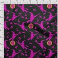 thumbnail image 4 of oneOone Polyester Spandex Fuschia Pink Fabric Halloween Sewing Craft Projects Fabric Prints By Yard 56 Inch Wide, 4 of 4