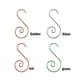 thumbnail image 4 of sweethay Ganchos en forma de S de metal Espiral Remolino Adorno Percha Árbol de Navidad Decoración Accesorios Kits de decoración para fiestas oro, 4 of 6