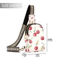 thumbnail image 2 of FORMRS Womens Crossbody Sling Bag Travel Daypack Shoulder Chest Backpack, Red Cherry, 2 of 7