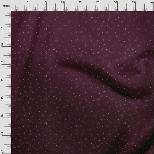 oneOone Cotton Poplin Fabric Carrot & Rabbit Face Animal Print Fabric BTY 42 Inch Wide