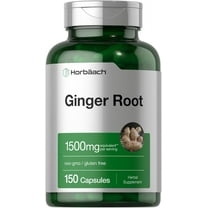 Ginger Root Extract 1500 mg | 150 Capsules for Men and Women | by Horbaach