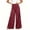 #108-Red, variant on Ailaofu Women's Fall High Waist Jacquard Wide Leg Pants Button Formal Palazzo Trousers for Evening and Workwear