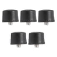 thumbnail image 2 of Black Rubber Hammer Head, 5Pcs Rubber Hammer Head, Hammers Striking Head Tips, M8x1 Installation Thread, Non Slip Oil Prevention, for, Hammermallet, 2 of 8