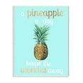 thumbnail image 2 of Stupell  'A Pineapple A Day Keeps the Worries Away' Wall Plaque Art, 2 of 5