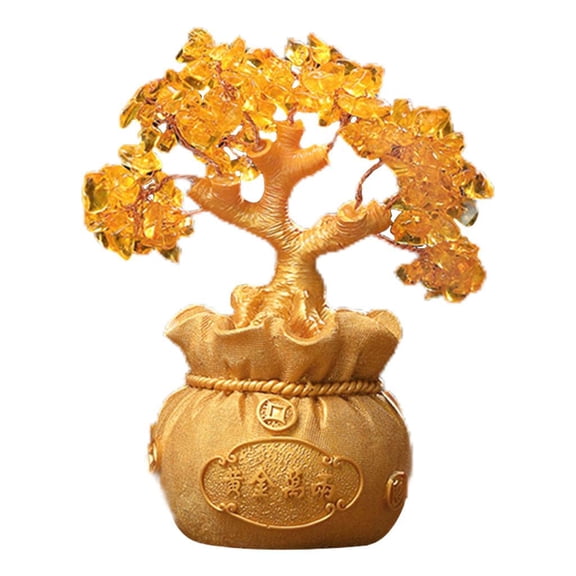 Crystal Statue Bonsai Desktop