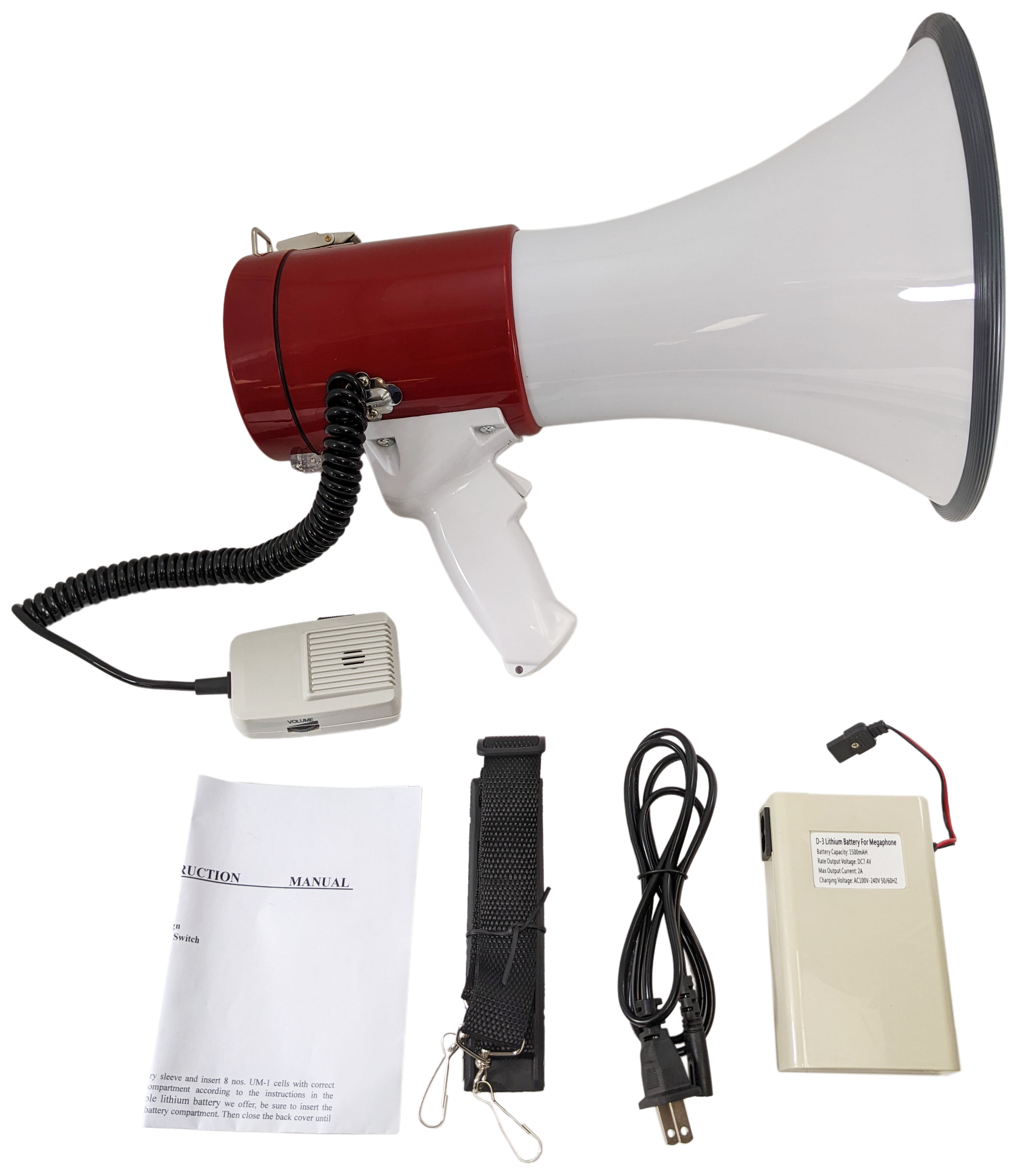 Color : As Shown, Size : One Size HXHLZY High Power Portable Hand Megaphone Loud Recording Horn Tour Guide Speakers Loud Volume 