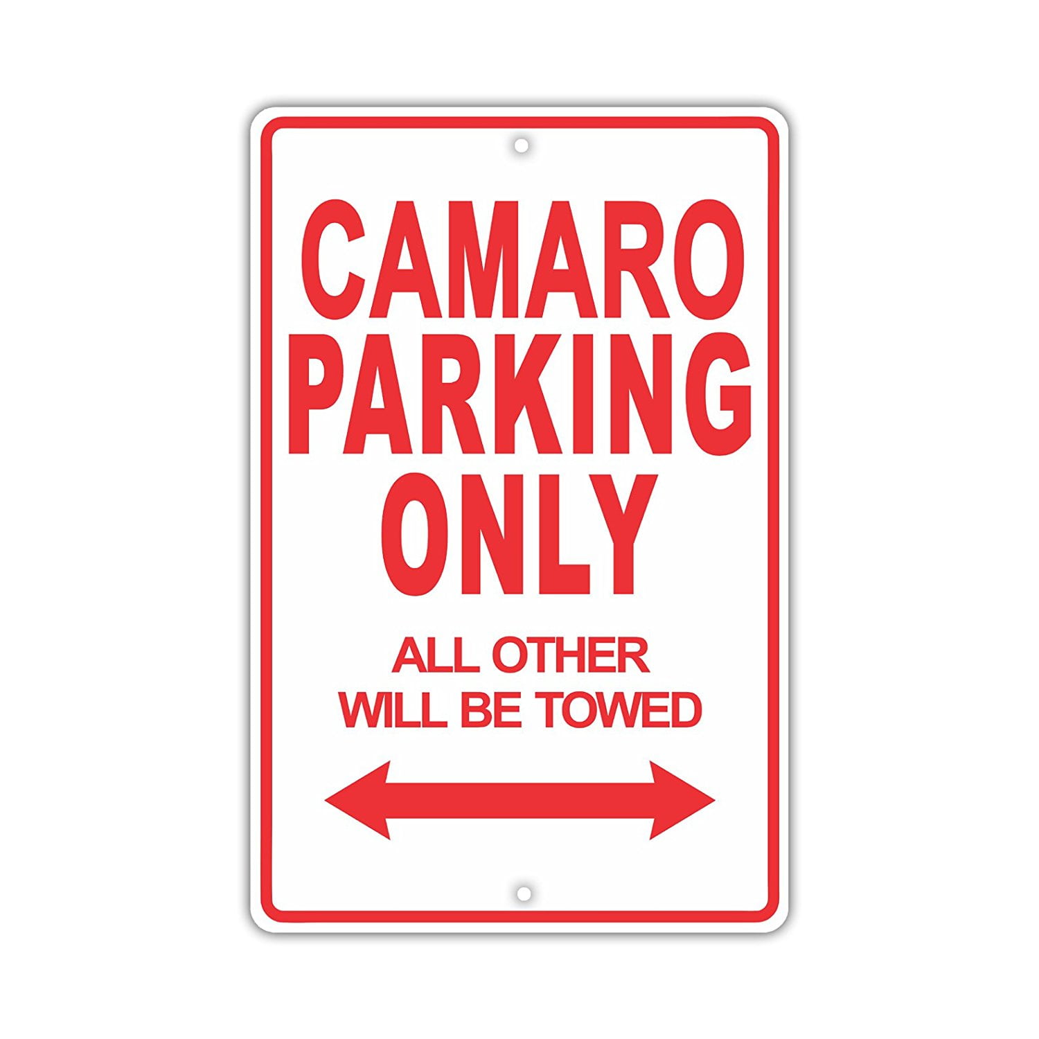 Details about   2017 17 Camaro Chevy Novelty Reserved Parking Street Sign 12"X18" Aluminum 