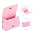 thumbnail image 4 of Uxcell Velvet Ring Box, Travel Ring Box Jewelry Holder Portable Mini Jewelry Case Organizer for Rings, Pink, 4 of 6