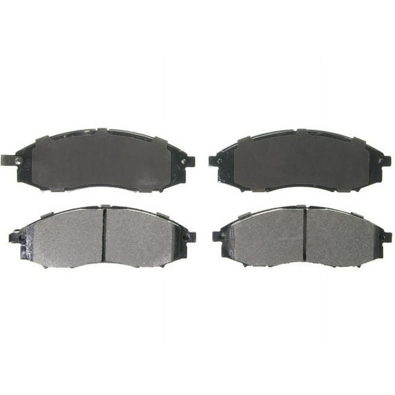 Front Brake Pad Set - Compatible with 2000 - 2001 Nissan Xterra