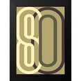 thumbnail image 2 of Design Fabrikken 11x14 Black Modern Framed Museum Art Print Titled - Numbers 2, 2 of 5